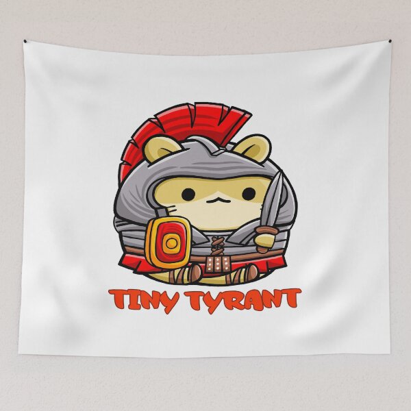 Item preview, Tiny Tyrant Hamster Funny Cute Pet Meme designed and sold by CleanDecor.