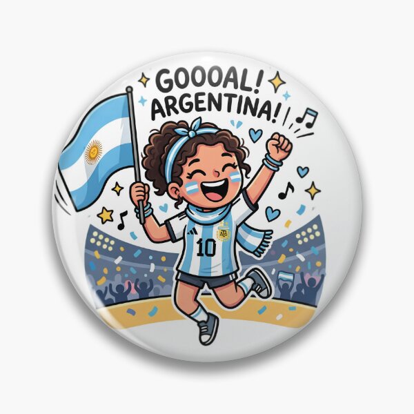 Item preview, Sky Blue Champions Inspired Football Crest – South America Style Badge designed and sold by aminesez22.