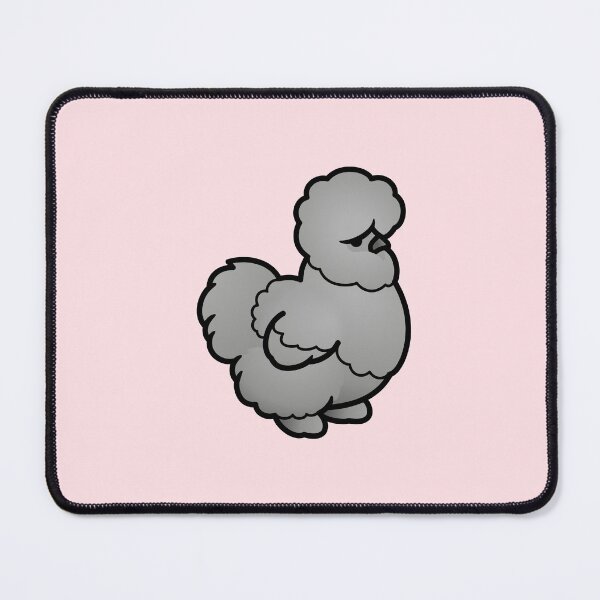 Item preview, Chubby Gray Silkie Chicken designed and sold by birdhism.