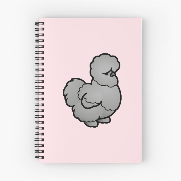 Item preview, Chubby Gray Silkie Chicken designed and sold by birdhism.