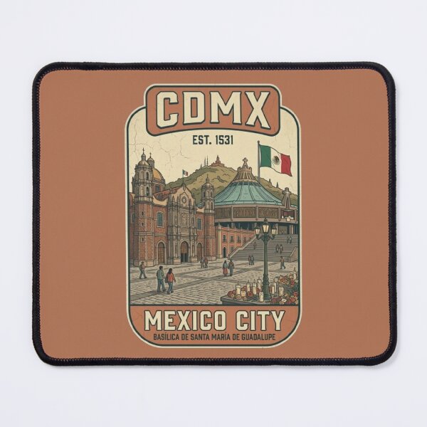Item preview, Basilica of Our Lady of Guadalupe Vintage Travel Poster | CDMX Mexico City Retro Art designed and sold by Travel Souvenirs 30.