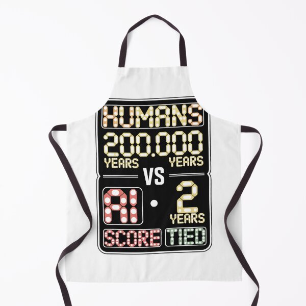 Item preview, Humans 200.000 Years Vs AI 2 Years Score Tied designed and sold by Bianca Oltean.