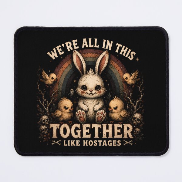 Item preview, We're All in This Together Like Hostages Sarcastic designed and sold by LunaMagicStudio.