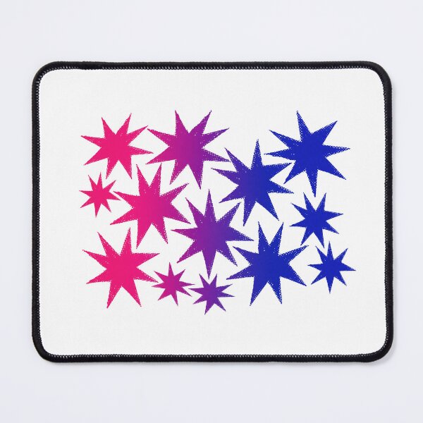 Item preview, Bisexual Pride Stars - Gradient Star Cluster Sticker | LGBTQ Pride Art designed and sold by ghostieking.