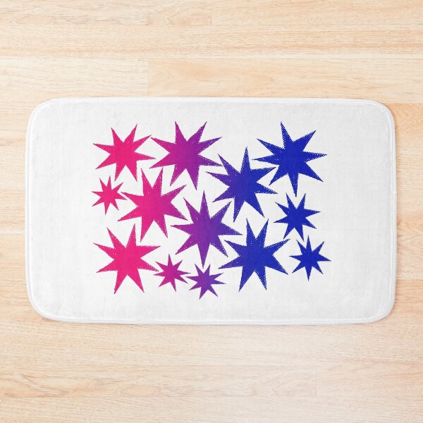 Item preview, Bisexual Pride Stars - Gradient Star Cluster Sticker | LGBTQ Pride Art designed and sold by ghostieking.