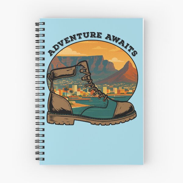 Item preview, Adventure Awaits Hiking Boot Travel Cape Town designed and sold by d247.