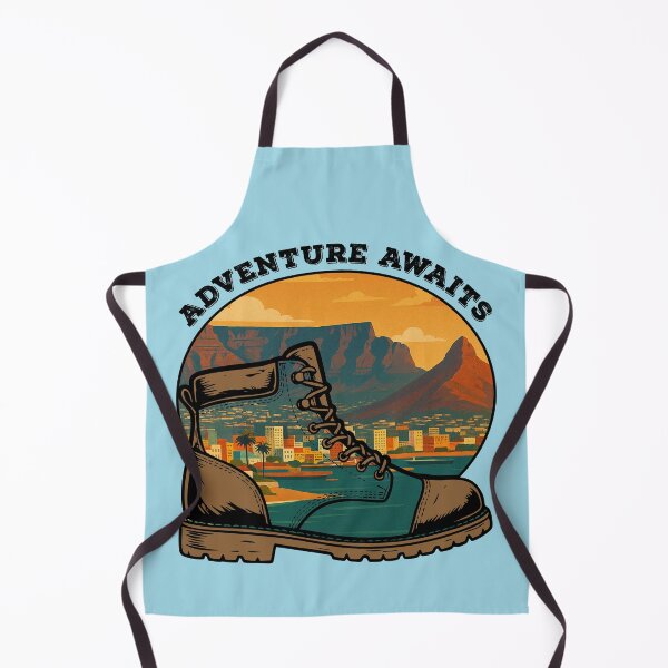Item preview, Adventure Awaits Hiking Boot Travel Cape Town designed and sold by d247.