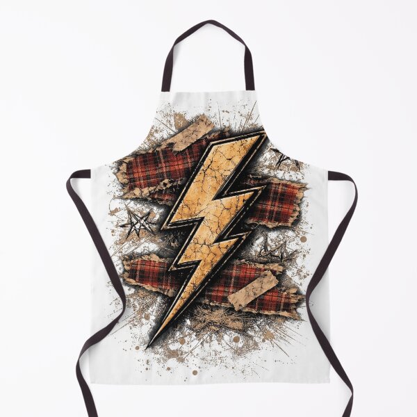 Item preview, Grunge Lightning Bolt – Rock Electric Bolt Punk Metal Aesthetic Design designed and sold by Happy'CLICK'.