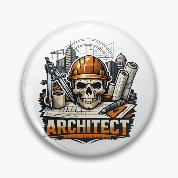 Item preview, Architect - Skull Blueprint designed and sold by SidTastic .