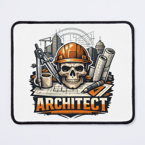 Item preview, Architect - Skull Blueprint designed and sold by SidTastic .