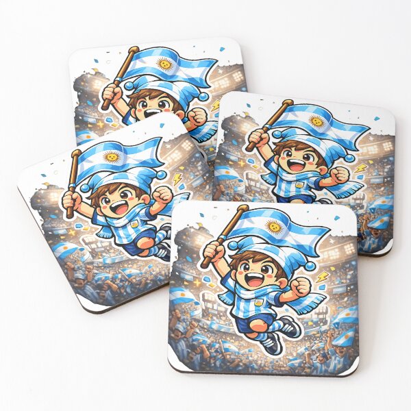 Item preview, Sky Blue Champions Inspired Football Crest – South America Style Badge designed and sold by aminesez22.