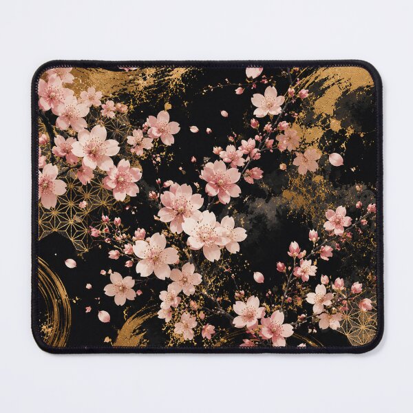 Item preview, Elegant Sakura Gold Pattern designed and sold by ArtStyleAlice.