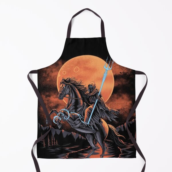 Item preview, Grim Reaper Horseman Under Blood Moon – Dark Fantasy Gothic Rider Art designed and sold by Bluebubbies.