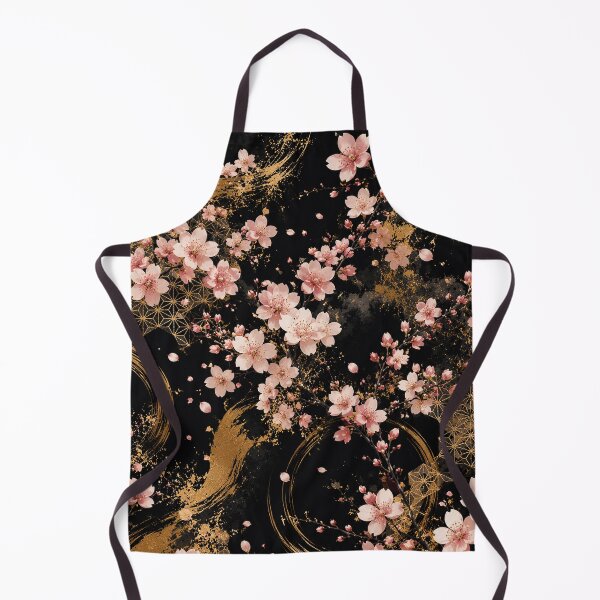 Item preview, Elegant Sakura Gold Pattern designed and sold by ArtStyleAlice.