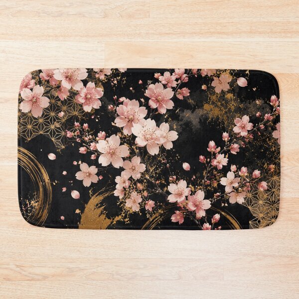 Item preview, Elegant Sakura Gold Pattern designed and sold by ArtStyleAlice.