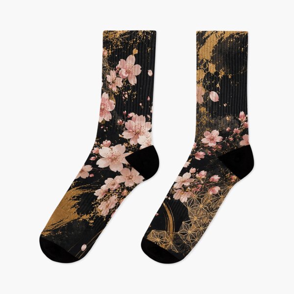 Item preview, Elegant Sakura Gold Pattern designed and sold by ArtStyleAlice.