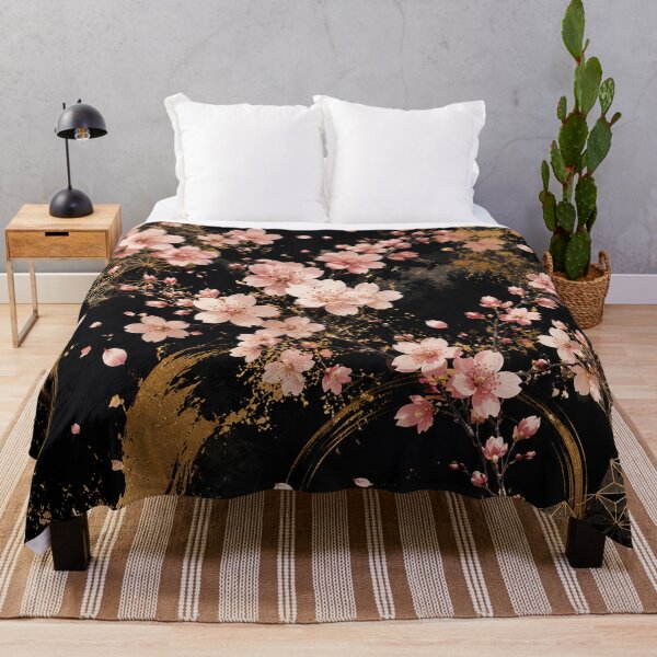 Item preview, Elegant Sakura Gold Pattern designed and sold by ArtStyleAlice.