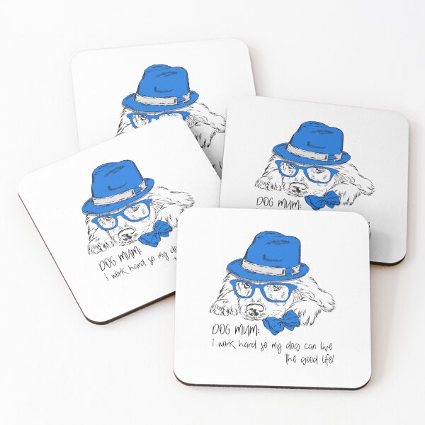Item preview, Dog Mum (Blue on White) designed and sold by PawsitiveMum3.