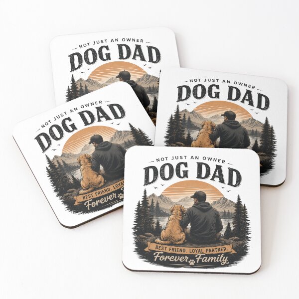 Item preview, **Dog Dad Vintage Golden Retriever Gift** designed and sold by Ashley critters.