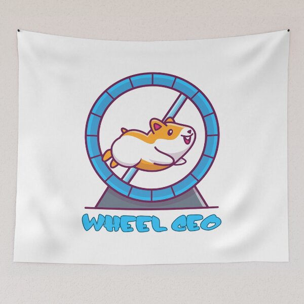 Item preview, Wheel CEO Funny Hamster gift  designed and sold by CleanDecor.