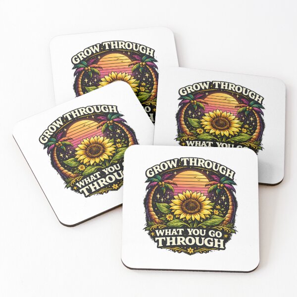 Item preview, Grow Through What You Go Through Vintage Sunflower  designed and sold by Mr Lee.