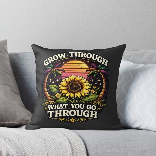 Item preview, Grow Through What You Go Through Vintage Sunflower  designed and sold by Mr Lee.