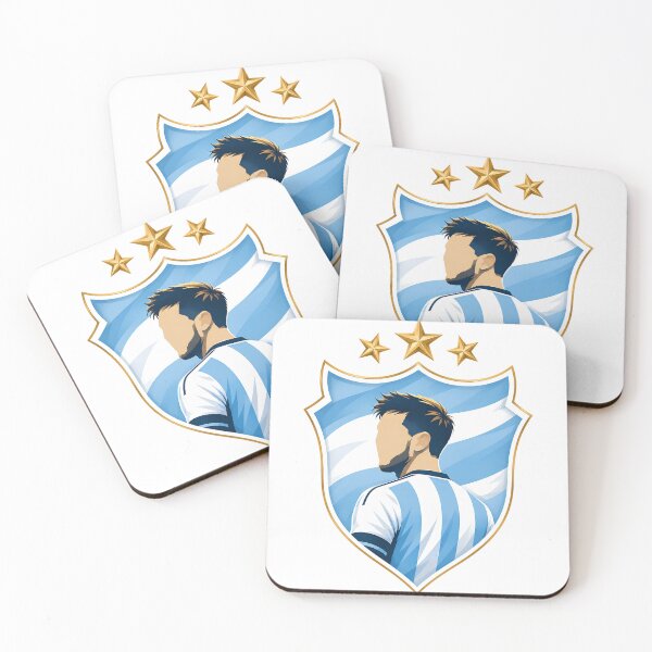 Item preview, Copy of Sky Blue Champions Inspired Football Crest – South America Style Badge designed and sold by aminesez22.