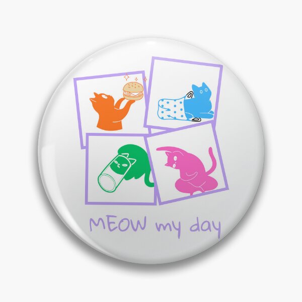 Item preview, Meow My Day with Cool Funny Cat designed and sold by OutOfTheBubble.