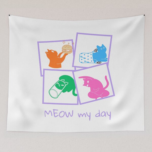 Item preview, Meow My Day with Cool Funny Cat designed and sold by OutOfTheBubble.