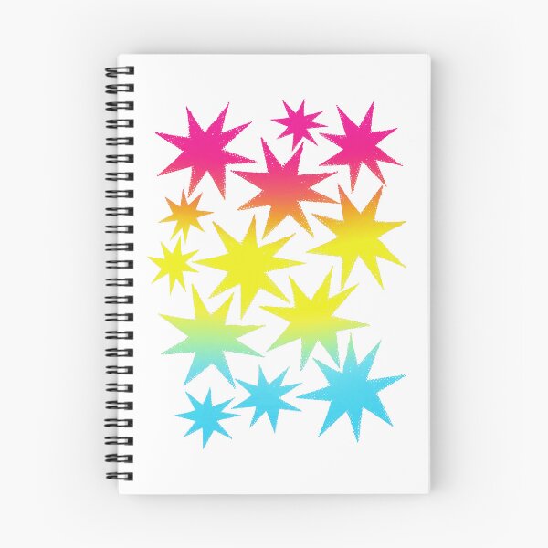 Item preview, Pansexual Pride Stars - Gradient Star Cluster Sticker | LGBTQ Pride Art designed and sold by ghostieking.