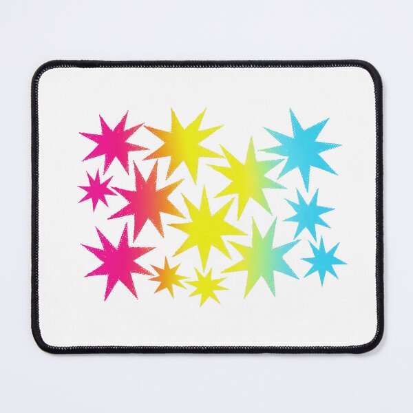 Item preview, Pansexual Pride Stars - Gradient Star Cluster Sticker | LGBTQ Pride Art designed and sold by ghostieking.