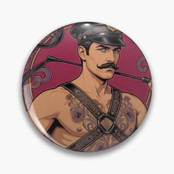 Item preview, Dominant Leather Cop with Riding Crop designed and sold by ZhivanCrimson.
