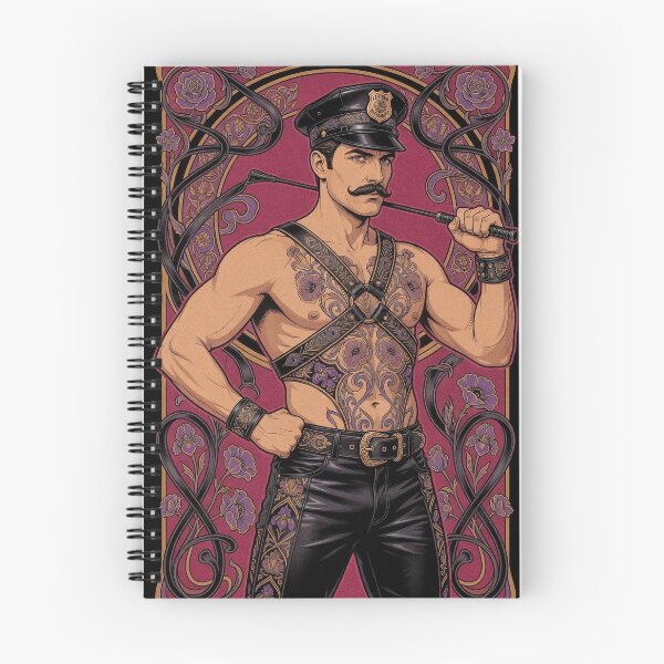 Item preview, Dominant Leather Cop with Riding Crop designed and sold by ZhivanCrimson.