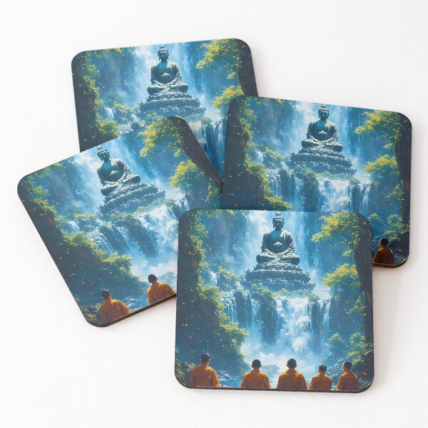 Item preview, Serenity of the Five Monks designed and sold by ZenGrooves.