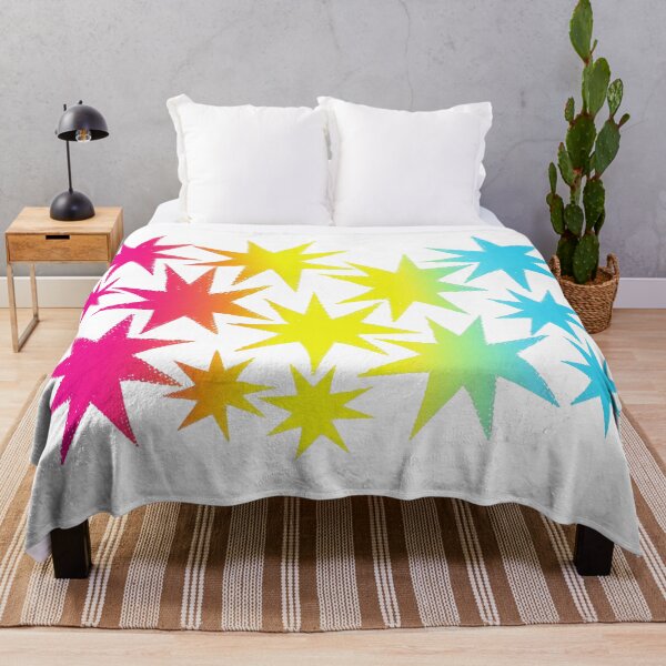 Item preview, Pansexual Pride Stars - Gradient Star Cluster Sticker | LGBTQ Pride Art designed and sold by ghostieking.