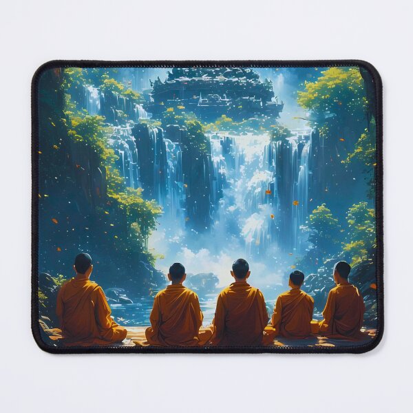 Item preview, Serenity of the Five Monks designed and sold by ZenGrooves.