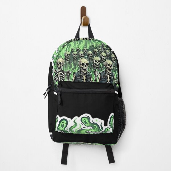 Item preview, Heavy Metal Skeleton Mosh Pit Crowd Ghost Gang Sticker designed and sold by DarkOriginArts.