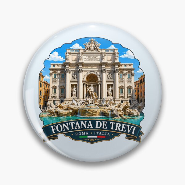 Item preview, Fontana di Trevi, Rome, Italy - Baroque Fountain designed and sold by Myra365Art.