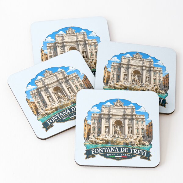 Item preview, Fontana di Trevi, Rome, Italy - Baroque Fountain designed and sold by Myra365Art.