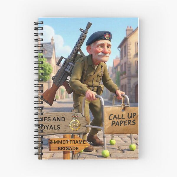 Item preview, Blues and Royals call up zimmer frame brigade designed and sold by Bootneckstore.