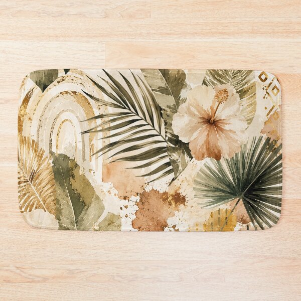Item preview, Boho Tropical Watercolor Pattern designed and sold by ArtStyleAlice.