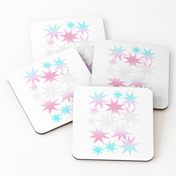 Item preview, Transgender Pride Stars - Gradient Star Cluster Sticker | LGBTQ Pride Art designed and sold by ghostieking.