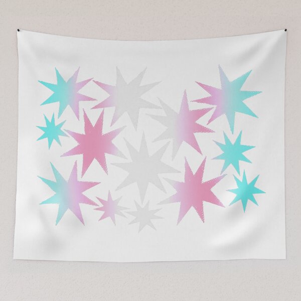 Item preview, Transgender Pride Stars - Gradient Star Cluster Sticker | LGBTQ Pride Art designed and sold by ghostieking.