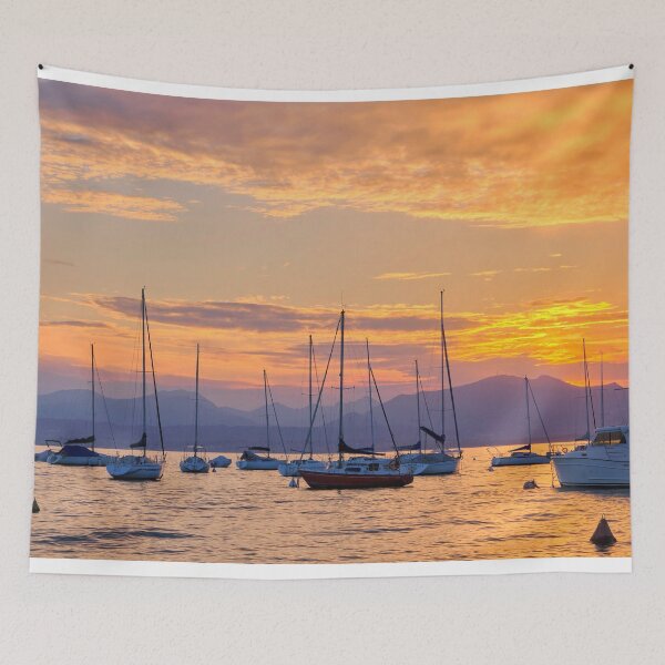 Item preview, Lake Garda Sunset Reflections designed and sold by Violaman.