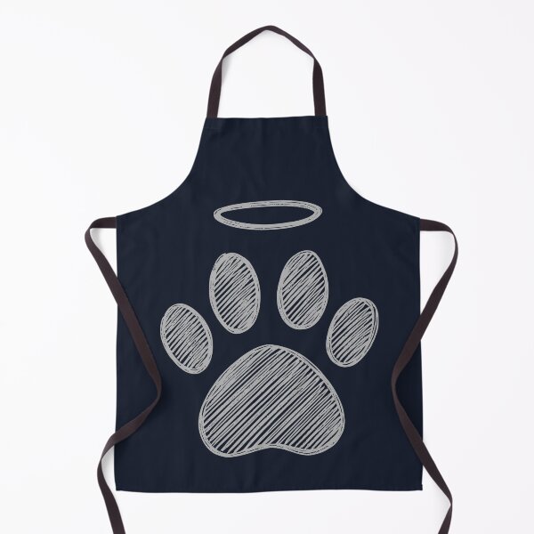 Item preview, Gray Pet Paw Halo Memorial designed and sold by Corvoria.