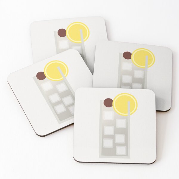Item preview, Tom Collins Cocktail Minimalist Illustration designed and sold by archetype prints.