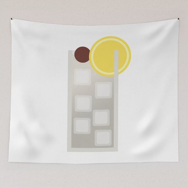 Item preview, Tom Collins Cocktail Minimalist Illustration designed and sold by aio.