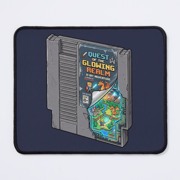 Item preview, Vintage 8bit Video Game Cartridge Retro Pixel Art Landscape designed and sold by RetroRewind Studio.