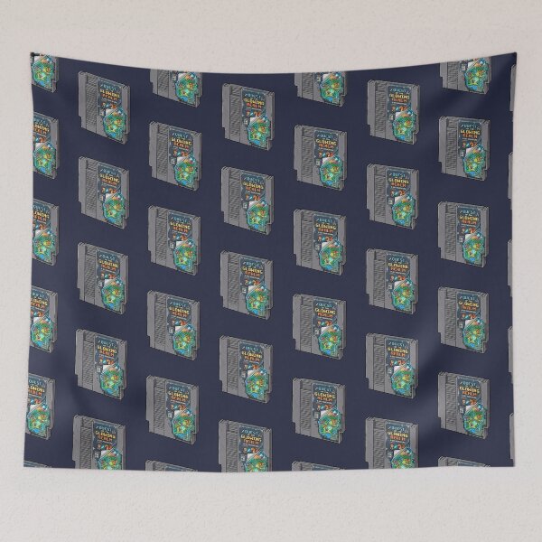 Item preview, Vintage 8bit Video Game Cartridge Retro Pixel Art Landscape designed and sold by RetroRewind Studio.