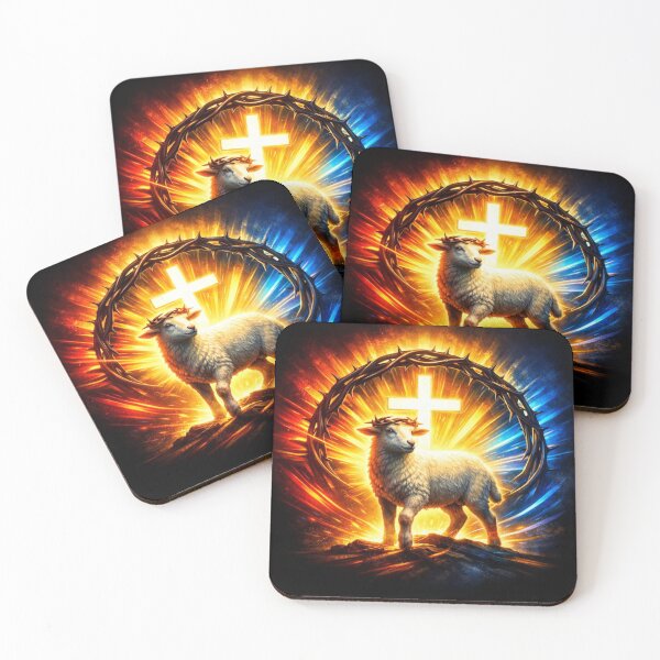 Item preview, Lamb of God in Divine Light designed and sold by MastersDesignNk.